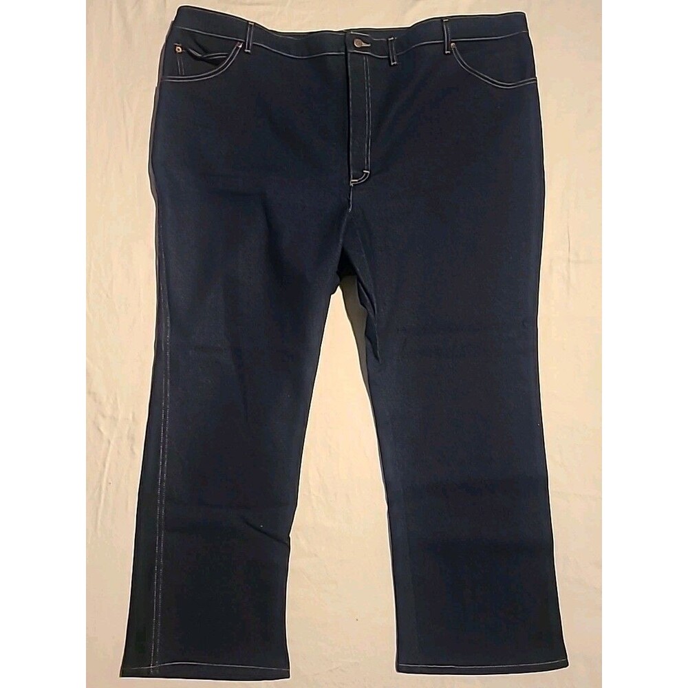 Men’s Lee Jeans 54X30 Regular Fit Straight Leg Dark Wash Work Casual Farmer Big